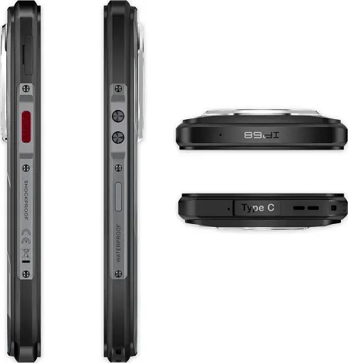 Смартфон Oukitel WP62 8/256Gb Silver Global version - фото 4