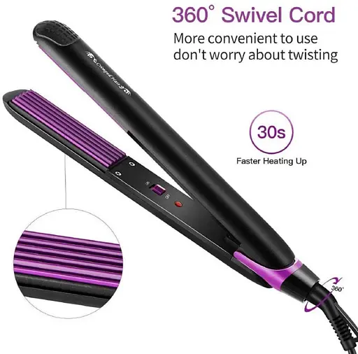 Професійна плойка гофре Rozia HR-740 з керамічними пластинами 30 Вт - фото 2