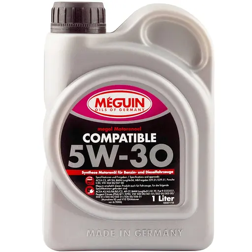 Моторна олива Meguin Compatible SAE 5W-30 1 л