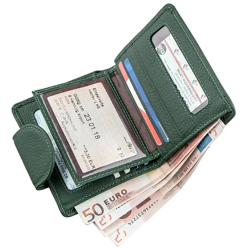 Кошелек женский компактный ST Leather 9.5х11х3 см acs0029675 - фото 4