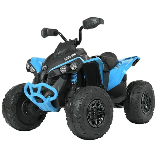 Електромобіль дитячий Bambi Квадроцикл M 5001EBLR-4 з пультом керування звуком і світлом Блакитний