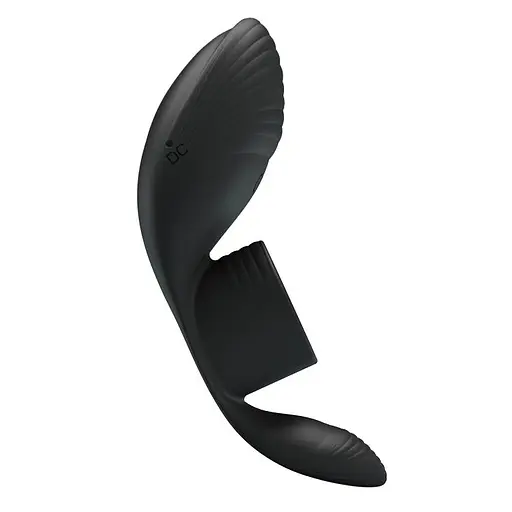 Виброкольцо Pretty Love Master Ring 11 см (черный) - фото 7