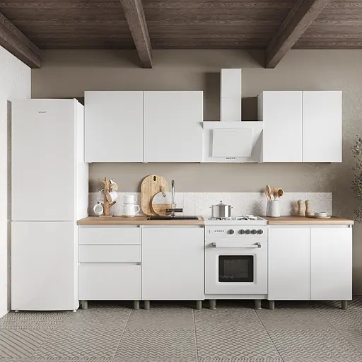 Кухня модульная MebelStar Нео 2 м Аляска белый (MBS-1805)