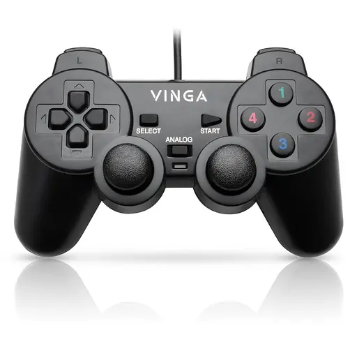 Геймпад Vinga VG1 Black - фото 1