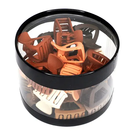 Набор крабиков для волос матовый-S-15 La-beauty 0403-1026, 24 шт - фото 3