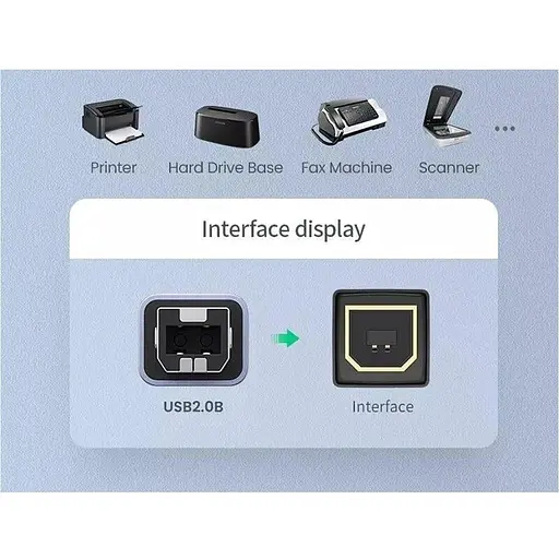 Перехідник Ugreen 20120 USB-C to USB-B Aluminium Case [134318] - фото 3