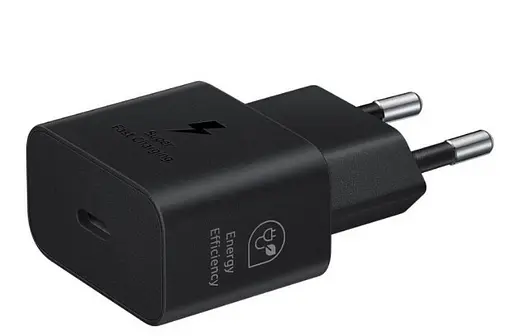 Зарядний пристрій Samsung 25W PD Power Adapter Black (w/o cable) (EP-T2510NBE) - фото 3
