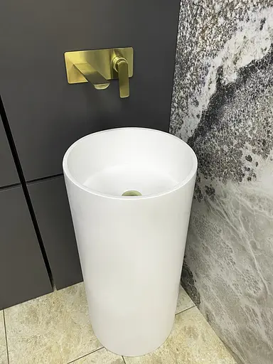 Умивальник підлоговий VBI Catania white matt VBI-019020, Білий матовий - фото 2