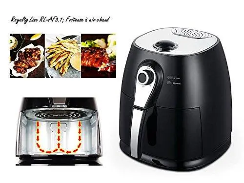 Фритюрница Royalty Line RL-AF3.1 обьем 3 л 1400 Вт Black - фото 3