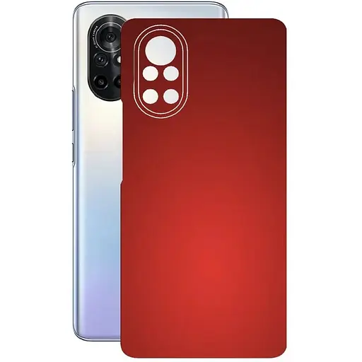 Защитная пленка StatusSKIN для Honor V40 Lite Корпус Винил красная матовая