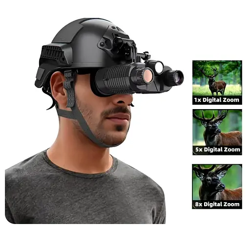 Цифровой бинокль ночного видения NV8161 (до 400м в темноте) 1080P HD 8X - фото 3
