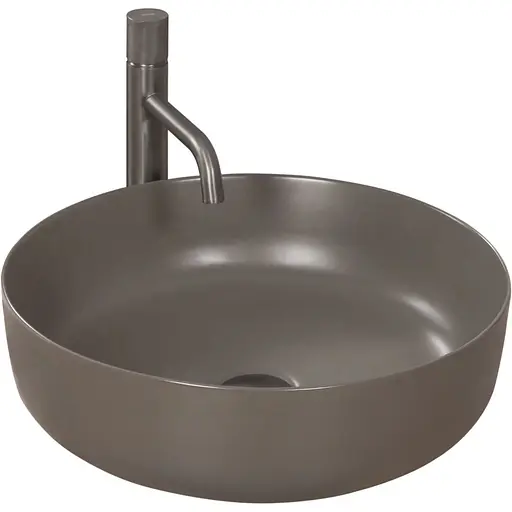 Умивальник Rea Elma grey mat накладний REA-U8495, Сірий - фото 1