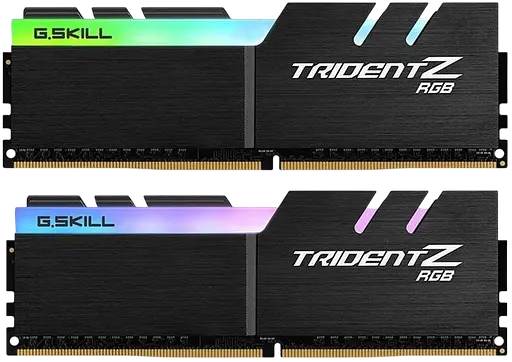 Оперативная память G.Skill 32GB (2x16GB) DDR4 3600MHz Trident Z RGB Black (F4-3600C18D-32GTZR) Б/У - фото 2