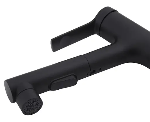 Змішувач для раковини Kroner KRP Edelstahl Klassisch з висувним виливом SCH030-T (CV032497) - фото 5