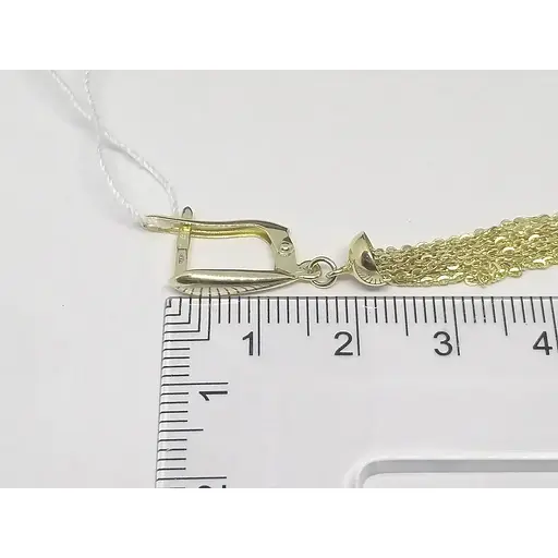 Золотые серьги. 480051М - фото 6