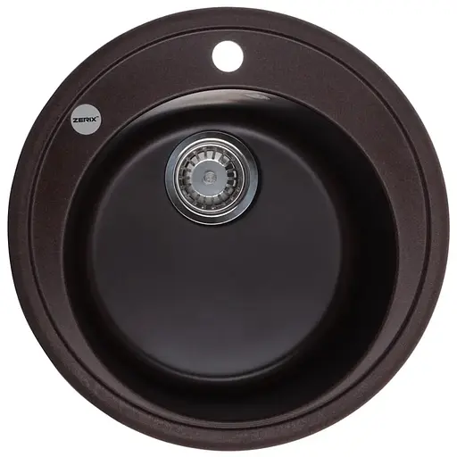 Кухонна мийка Zerix ZS-510R-12 коричнева ZX4536, Коричневий - фото 1
