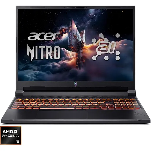 Ноутбук Игровой Acer Nitro V16 AI ANV16-61-R7ET AI 9 365 la 50GHz,IPS,32GB DDR5,2TB,RTX 5070 8GB,Без ОС