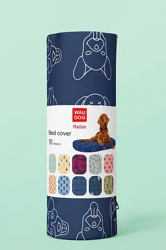 Чохол для лежанки Waudog Relax Собаки S 55х40 см  - фото 2