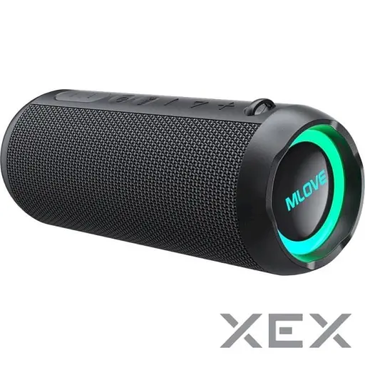 Колонка портативна Mlove E6-L IPX7 Waterproof Black - фото 2