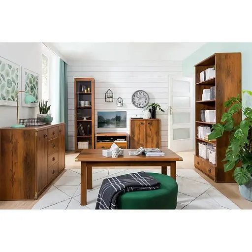 Тумба под телевизор ВМК (БРВ) Индиана JRTV1S Дуб шутер (GRB-1954) - фото 3