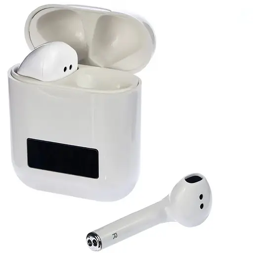 Навушники TWS i99 вкладиші з бездротовою зарядкою білий