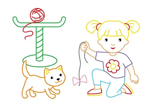 Розмальовка з підказкою. Найкращі друзі - фото 5