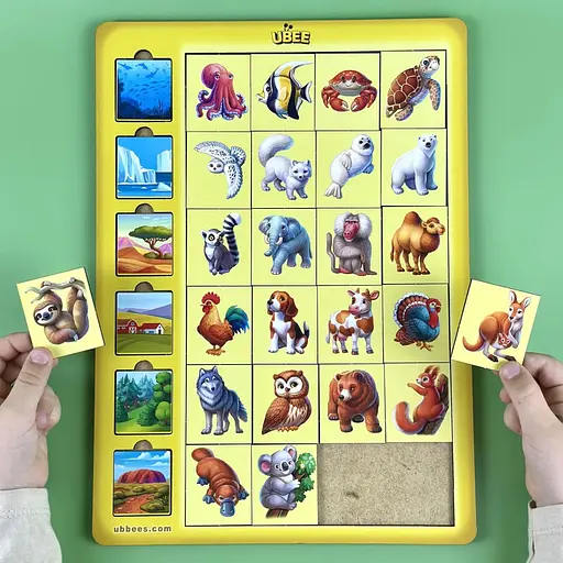 Деревянный детский сортер "Ассоциации животные" Ubumblebees (ПСД300) PSD300 - фото 5