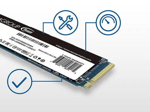 SSD NVMe-диск Team MP33 1 Tb PCIe Gen3x4 M.2 2280 - фото 2