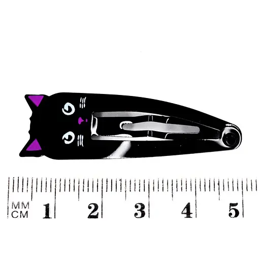 Зажим-хлопушка для волос "Кошечки" La-beauty 1200-214, 6 штук - фото 2