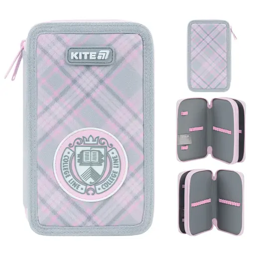 Пенал без наповнення Kite College Line 2 відділення (K26-623-1) - фото 3