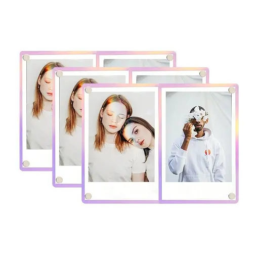Фоторамка універсальна для Instax Mini Square Wide магнітна кольорова