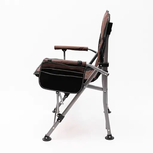 Кресло для рыбалки Yiwu раскладное туристическое складное для отдыха на природу коричневое SJ-0019BR - фото 4