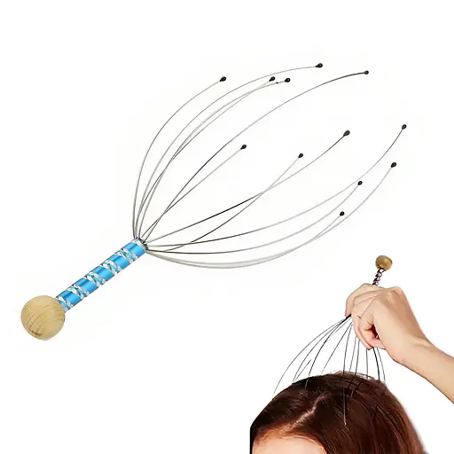 Масажер для голови акупунктурний ручний точковий "Мурашка", Yu Xin 85431 - фото 3