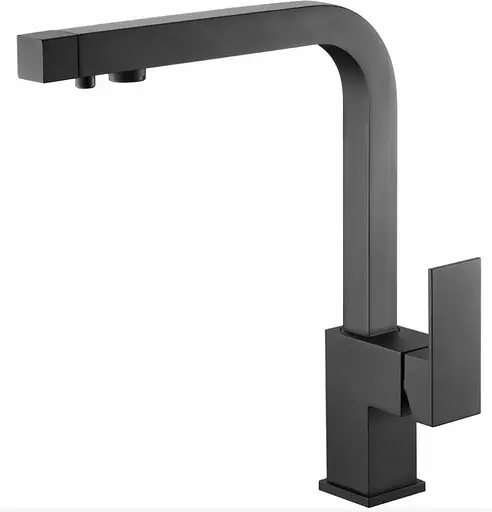 Смеситель для кухни Imex Capri с подключением фильтрованной воды черный матовый GOS002/NG Черный матовый - фото 1
