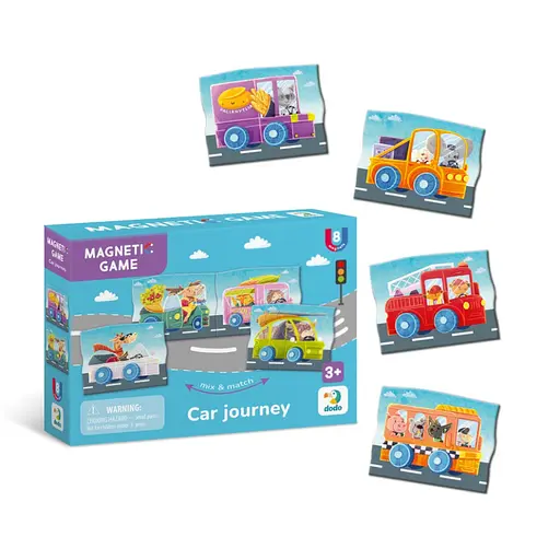 Детская магнитная игра «Автомобильное путешествие» DoDo Toys 200253, 8 элементов - фото 2