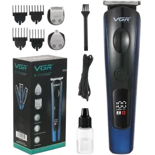 Професійна бездротова машинка для стриження волосся VGR V-259 машинка для волосся - фото 1