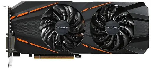Видеокарта Gigabyte GTX 1060 6Gb Gaming G1 (GV-N1060G1 GAMING-6GD) (GDDR5, 192 bit, PCI-E 3.0 x16) Б/у - фото 1