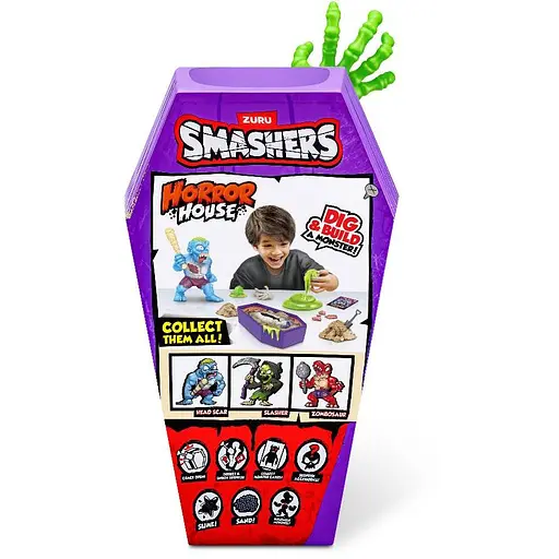 Игрушка Smashers Средний Дом Ужасов Жнец в наборе с аксессуарами (74125D) - фото 3
