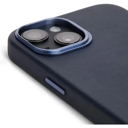 Оригинальный кожаный чехол Decoded Leather Case MagSafe для Apple iPhone 13 (6.1") Matt Navy Blue - фото 3