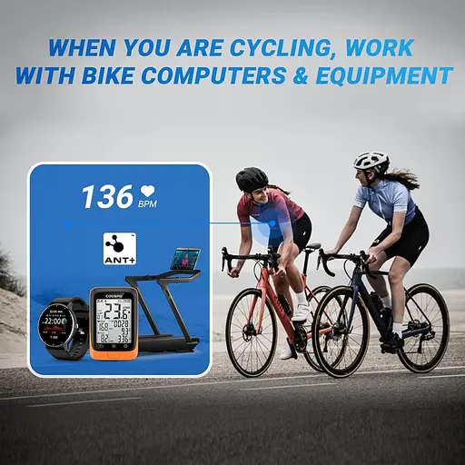 Нагрудный ремешок для монитора сердечного ритма moofit HR8 в режиме реального времени - фото 5