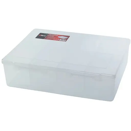 Органайзер пластиковий прозорий Ultra 8 відсіків 350×270×95мм 7417112 - фото 1