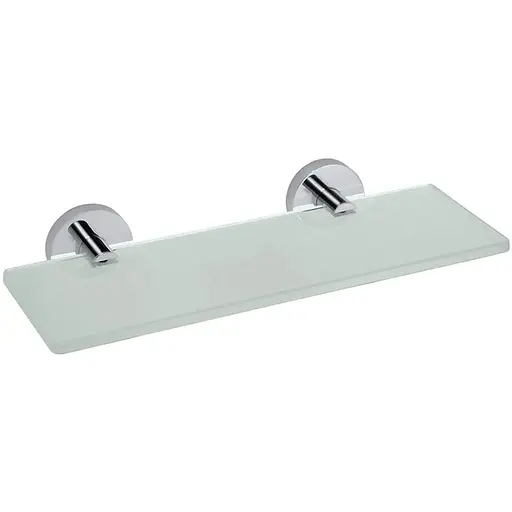 Полка Bemeta Omega стеклянная 300 мм 104122042, Белый - фото 1