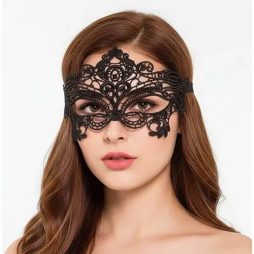 Маска на очі еротична чорна One size (K0072-1)