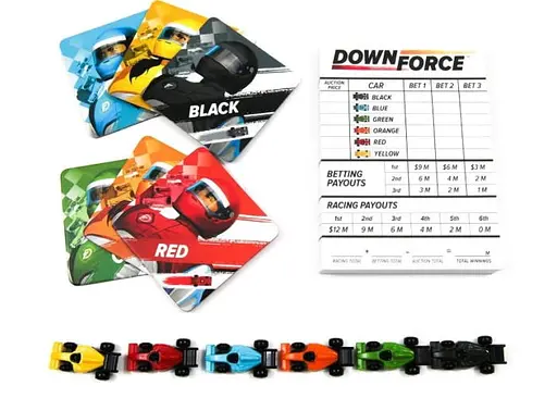 Настольная игра Restoration Games Формула скорости (Downforce) (англ.) (PS075) - фото 2