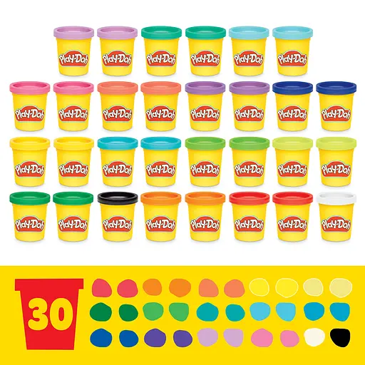 Набір маси для ліплення Hasbro Play-Doh 30 баночок (F0634) - фото 7