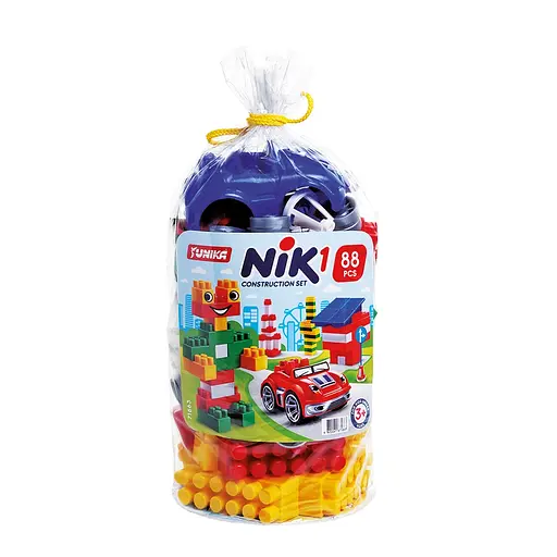Конструктор детский Юника "NIK-1", 88 деталей, 1863