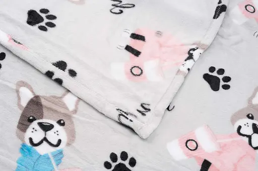 Плед Ardesto Flannel 160х200 см бульдоги (ART0112PB) - фото 4