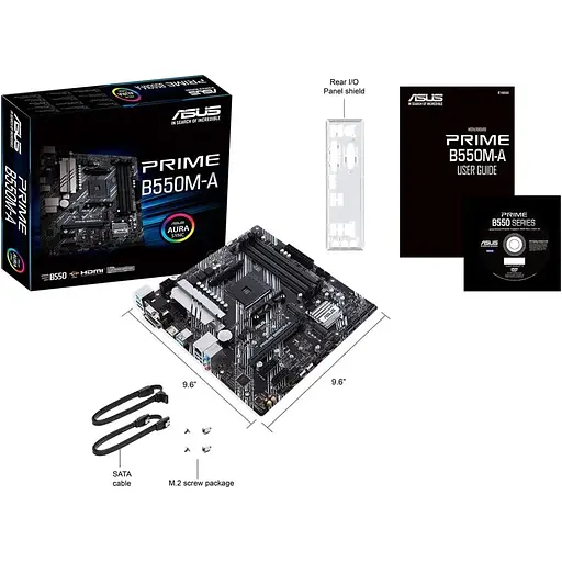 Материнська плата Asus Prime B550M-A sAM4 B550 4xDDR4 M.2 HDMI-DVI-VGA mATX - фото 7