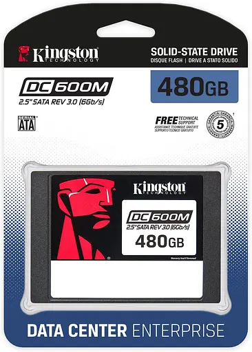 SSD-накопитель Kingston 2,5 480 ГБ SATA DC600M - фото 4