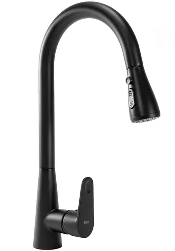 Смеситель для кухни Rea Mild black REA-B4800 Черный матовый - фото 5